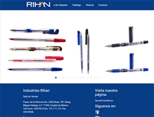 Tablet Screenshot of industriasrihan.com